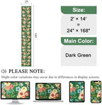 DUKINO 2x14 Hallway Runner Rug, Floral Washable Kitchen Rug, Dark Green - Image 2