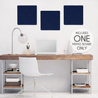 Navy Blue Fabric Memory/Memo Photo Bulletin Board - Image 2