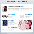 GAUOLN Wireless Charger for iPhone - 5 in 1 Charging Station for Multiple Devices Apple: Wireless Charging Stand Dock for iPhone 17 16e 16 15 14 13 12 Pro Max Apple Watch Airpods - Image 3