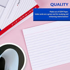 BAZIC Products White Ruled Index Cards, 4 x 6 in, 100 Ct, 24-Case - Image 5