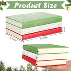 3 Pcs Christmas Coffee Table Books, Decorative Notebook - Image 4