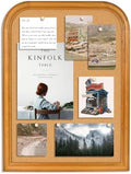 Cork Board for Walls, 23.6x17.7 inches Bulletin Board with Frame, Decorative Hanging Pin Board Vision Board Message Board for Office School Home Decor(2R&2S,4560,1p) by Aitakatta