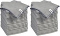 Rubbermaid Microfiber Cloth Towels 14"x14" Non-Scratch Reusable/Washable for Cleaning/Wiping/Polishing for Home/Kitchen/Car,(Pack of 48) by Rubbermaid