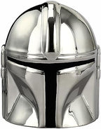 Bioworld The Mandalorian Din Djarin Helmet Pen Cup Silver by Bioworld