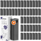 50 Pack Screen Cleaner 3-in-1 Screen Cleaner Spray and Wipe Built-in Cleaning Solution Touchscreen Mist Cleaner for All Car Screen Phone Laptop iPad TV Monitor,Gray by VZZNN