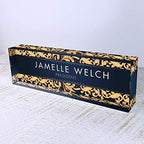 Artblox Personalized Name Plate For Desk | Black & White Marble Design On Clear Acrylic Glass | Custom Plaque Desk Name Plate Personalized Your Name And Credentials Office Office Sign Engraved Plaque - Image 5