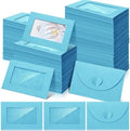 Uiifan 300 Pcs Window Gift Card Envelopes 4x2.8 Inch,Lake Blue by Uiifan