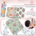 36 Pack Reusable Kitchen Cloths Cotton Towel, Countryside Flowers - Image 3