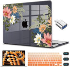 CISSOOK for MacBook Air 15 inch Case 2026 2025 2024 2023 M5 M4 M3 M2 Floral by CISSOOK