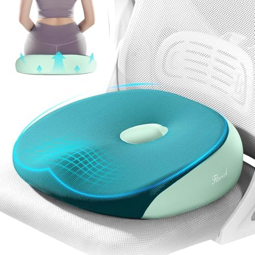 FLORICH Seat Cushion, Memory Foam Cushion for Office Chair, Ergonomic Office Seat Chair Cushion for Relieving Sciatica, Soft & Breathable Car Seat Cushion - Green by FLORICH
