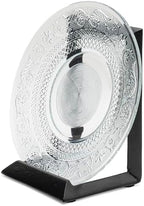 Red Co. 8” Decorative Metal Display Plate Stand and Art Holder Easel in Black Finish - Image 3