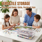 Clear Document Box, A4 Paper Storage Organizer with Snap Latches, Stackable File Case for Certificates Photos Letter Size, 14.37" x 9.44" x 1.37" & 14.37" x 9.44" x 2.75", White - Image 7