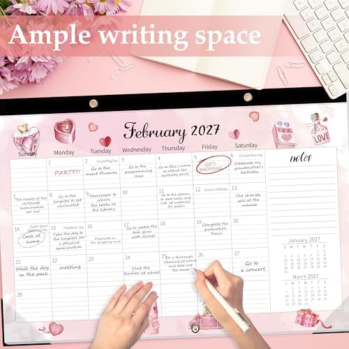 GuassLee Large Desk Calendar 2026-2027, 19 Months, 20" x 30" - Image 5