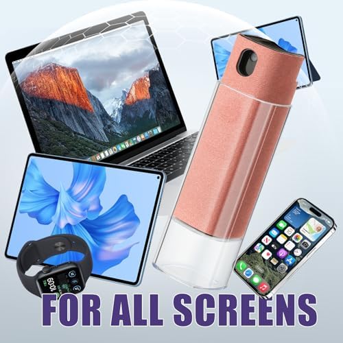 50 Pack Screen Cleaner 3-in-1 Screen Cleaner Spray and Wipe Built-in Cleaning Solution Touchscreen Mist Cleaner for All Car Screen Phone Laptop iPad TV Monitor,Pink - Image 7