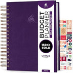 Clever Fox Budget Planner & Monthly Bill Organizer, Large Purple by CleverFox
