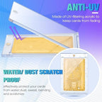 SATINIOR 300 Pcs 130 Pt Acrylic Magnetic Card Holders 2.5 x 3.54 Inch Tag Holder Clear Protectors Hard Plastic UV Protection Case for Sports Baseball Card Trading Storing Displaying - Image 4