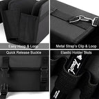 ADVcer Marker Case 120 Storage Holders, Foldable Extendable Oxford Lipstick Organizer with Carrying Handle, Shoulder Strap, QR Buckle, Zip Pocket for Copic, Prismacolor, Dry Erase, Color Paint Markers - Image 6