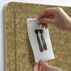 Felt Bulletin Board 48x36 inches, Decorative Pin Board for Home & Office - Image 2