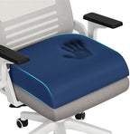 TranquilRelax XL Memory Foam Seat Cushion for Office Chair, 3.35-Inch, Blue by Unknown