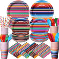 450 Pcs Tableware Set, Serve 50, Multicolor, Mexico Fiesta by Unknown