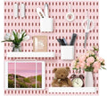 VUSIGN Pegboard Combination Wall Organizer Kit 22" x 22", Pink by VUSIGN