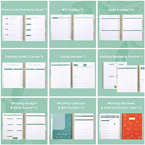 SOLIGT 8.5 x 11 inches Large Budget Planner and Monthly Bill Organizer - Image 6