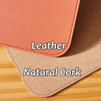 Non-Slip Cork Large Desk Mat Dual-Sided Office Mouse Pad, Waterproof Writing Protector Pad Desk Accessories for Home(Blue,90x43cm) - Image 3