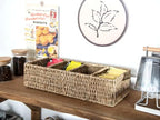 StorageWorks Seagrass Storage Baskets with Dividers for Pantry Shelves - Image 4