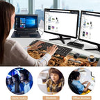 Keyboard Wrist Rest and Mouse Pad with Wrist Support Set Ergonomic Coaster,Memory Foam,Easy Typing Pain Relief,Large XL Desk Mat 31.5"x 11.8",Highland Cow in Field - Image 7