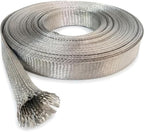 Electriduct 3/8" Tinned Copper Metal Braided Sleeving (Ø 0.24") - 250 Feet - Image 3