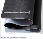 Mouse Pad Gray, Mouse and Keyboard Combo Pad XXXXL 39.4” x 19.7” - Image 2