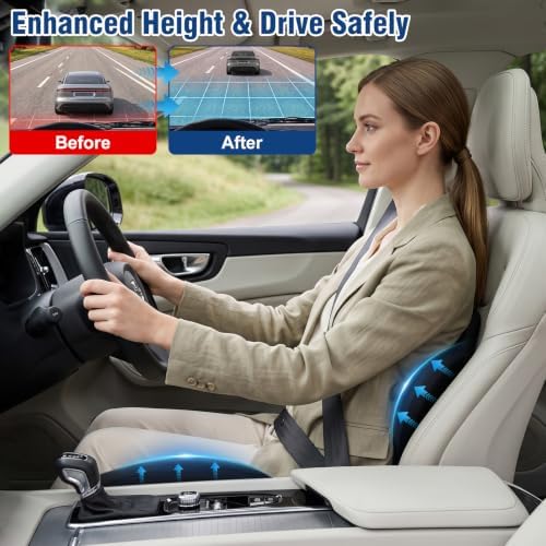 Car Seat Cushion Office Chair Cushion with Lumbar Support Pillow - Image 3