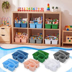 Geelin 24 Pack Classroom Caddy Bulk, 9.3 x 8.5 x 5.1 inch, Morandi - Image 4