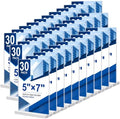 Acrylic Sign Holder 5 x 7, 30 Pack Clear Table Menu Vertical Display Stand Desktop Display Double Sided Stand Paper Holder Table Sign Suitable for Restaurants Office Store Show Fair by DunGu