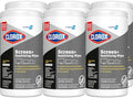 CloroxPro Clorox Screen+ Sanitizing Wipes, Disinfecting Wipes for Electronics, Gentle on Phones, Tablets, LCD Screens, Laptops and Sensitive Surfaces, Citrus Blend Scent, 1 Canister, 75 Wipes, 6 Pack by CloroxProfessional