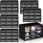 Amyhill 6 Pcs Mini Drawer Organizer Small Organizer with 9 Drawers Plastic Desktop Craft Storage Box for Office Home Room Jewelry Cosmetics Collection(Black) by Amyhill