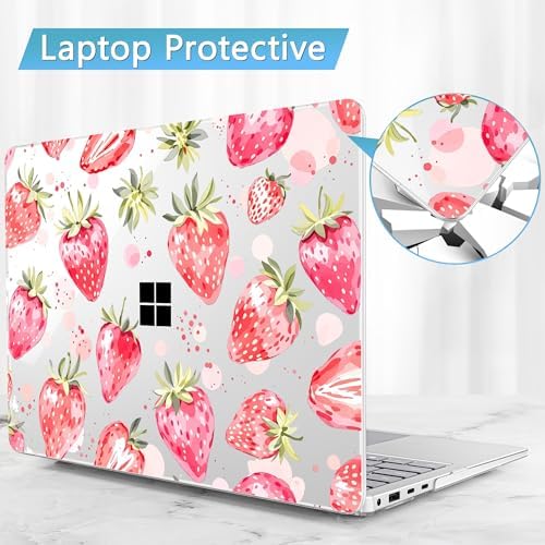 Case for Surface Laptop 8 2026/7 2024 13.8", Strawberries - Image 7