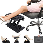 Ergonomic Under Desk Footrest & Leg Rest Stool with Massage Roller by kalnweis