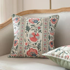 ISAENNE Designer Linen Throw Pillow Cover,Set of 2,18"x18"-Daffy B - Image 2