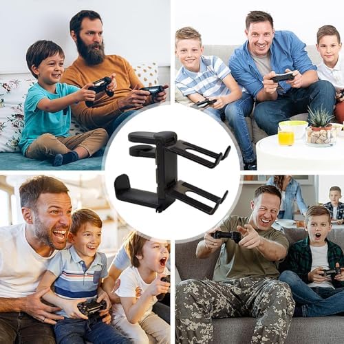 Headphone Stand Holder Headset Hook Hanger Desktop Generisch,Under Desk Game Controller Punch-Free Game Accessories for PC and Game Controllers - Image 4