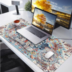 iLeadon Ergonomic Mouse Pad with Wrist Rest, 4in1 Desk Mat Set - Image 7