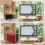 Marsui 4 Pcs Hanging File Frame, Metal Mesh Hanging File Folder Organizer - Image 2