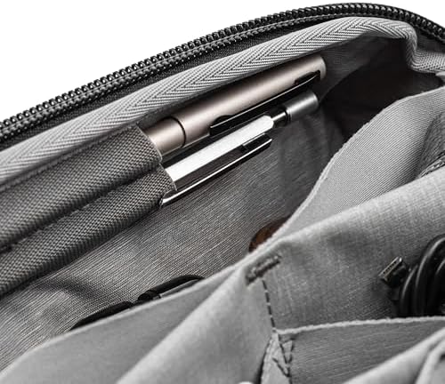 Peak Design Tech Pouch, Charcoal, Electronics Organizer for Travel or Everyday Carry, Origami-Style Storage, Cable Pass-Through, Weatherproof Recycled Nylon, Gear Carry Bag for Men and Women - Image 3