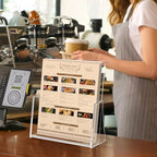Acrylic Brochure Holder 8.5 x 11 inch 6 Pack, Flyer Holders Display Stand - Image 6
