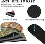 Arttown Keyboard Mouse Pad Set, 4 in 1 Desk Mat Set Kawaii Mushroom - Image 5