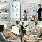 60 Pack Sticky Notes Bulk 3x3 Inch 12 Vintage Colors Memo Pads - Image 6