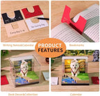 2027 3D Paper Carving Desk Calendar With LED Light (Backpack Puppy) - Image 6