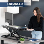 VIVO Black 32 in Standing Desk Converter, DESK-V000K - Image 4