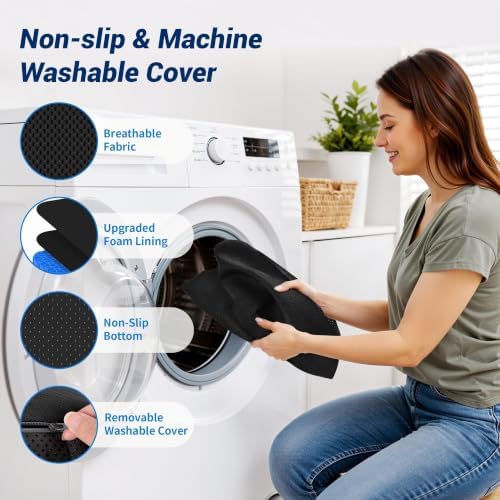 Gel Seat Cushion for Office Chair, Car Seat, XX-Large, Black - Image 7