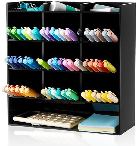 MotiMind Acrylic Pen and Marker Organizer for 150 Markers by MotiMind